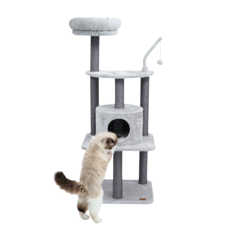 Leeby Kenzo &aacute;rbol rascador con cama para gatos, , large indicador imagen numero 5