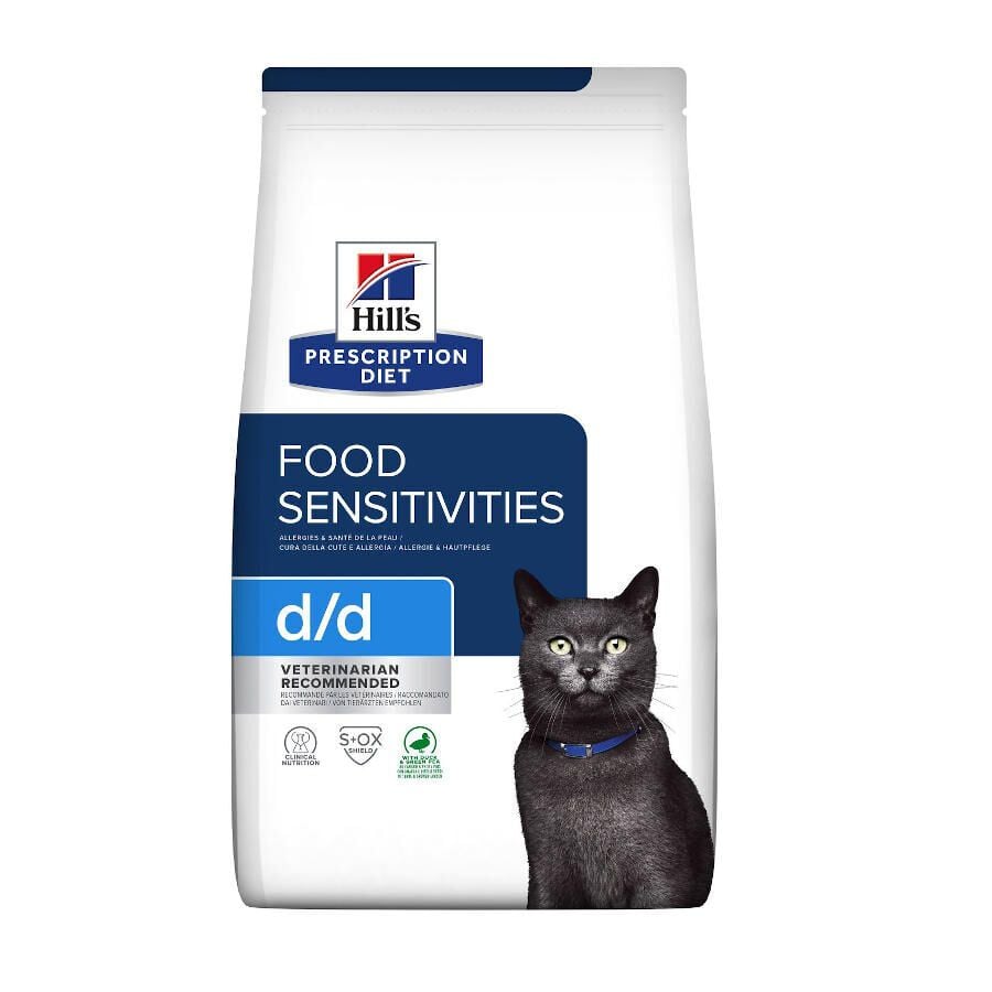 3 kg Hill's Prescription Diet Food Sensitivities d/d Pato pienso para gatos, , large Imagen numero 1