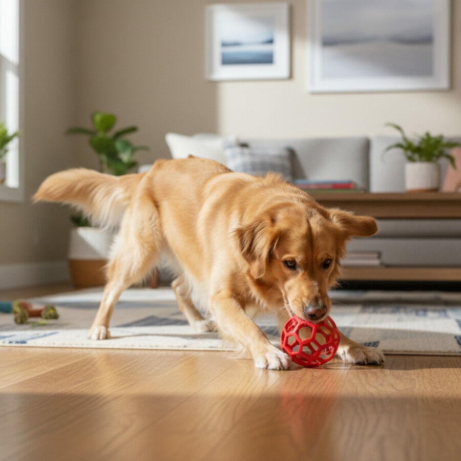 Tootoy! Pelota Easy Grip Hexagonal para perros, , large Imagen numero 1