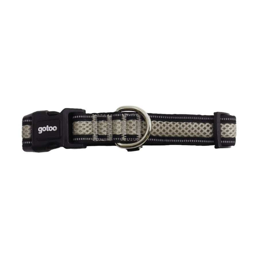 Gotoo Collar de malla transpirable gris para perros, , large Imagen numero 1