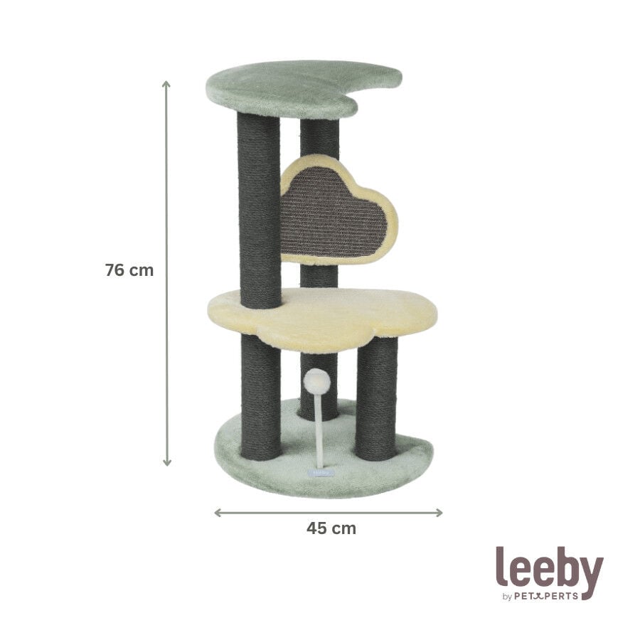 Leeby Karlo torre rascador con juguete para gatitos, , large indicador imagen numero 4