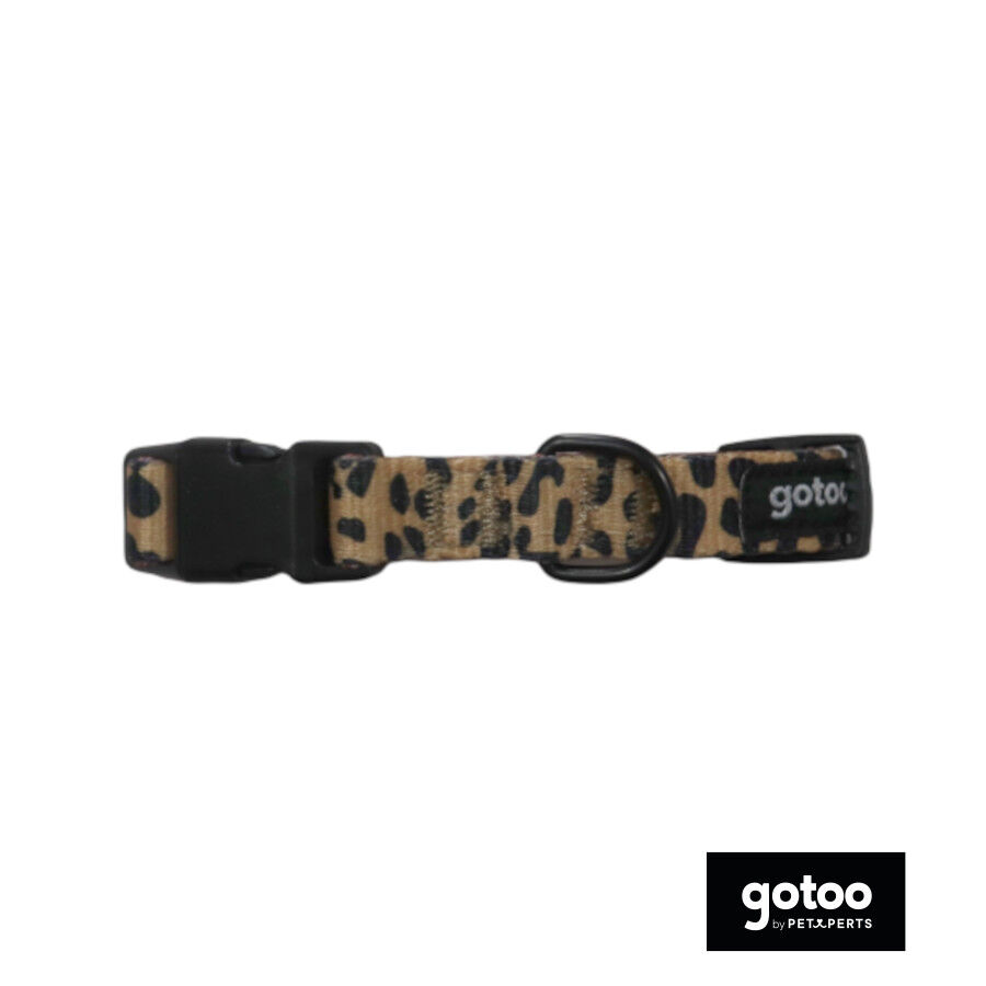 Gotoo Collar estampado leopardo para perros, , large indicador imagen numero 2