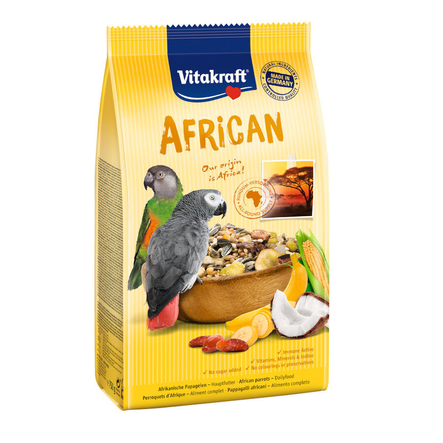 Vitakraft Men&uacute; African Comida para loros grises