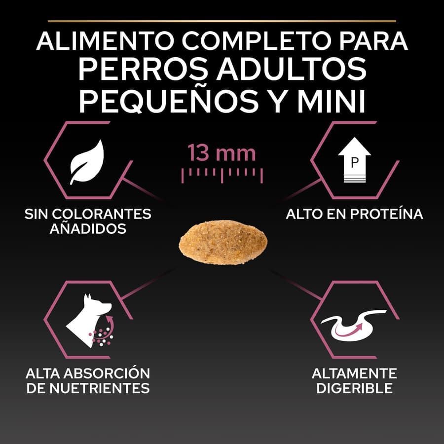 3 kg Pro Plan Adult Small y Mini Salm&oacute;n Sensitive Skin pienso para perros, , large indicador imagen numero 6