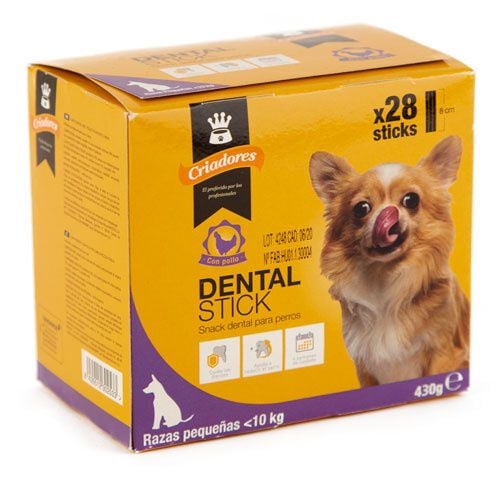 Criadores Snacks Dentales Pollo para perros peque&ntilde;os
