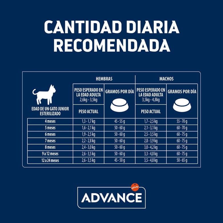Advance Junior Sterilized pienso para gatos5 Imagen numero 6