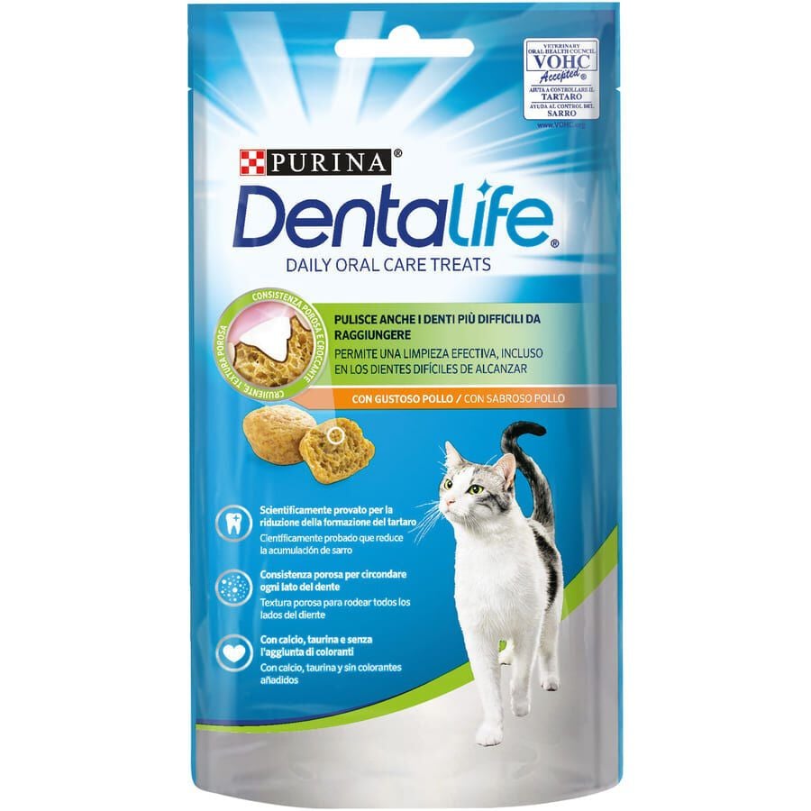 40 g Dentalife Snack Dentales Pollo para gatos, , large Imagen numero 2