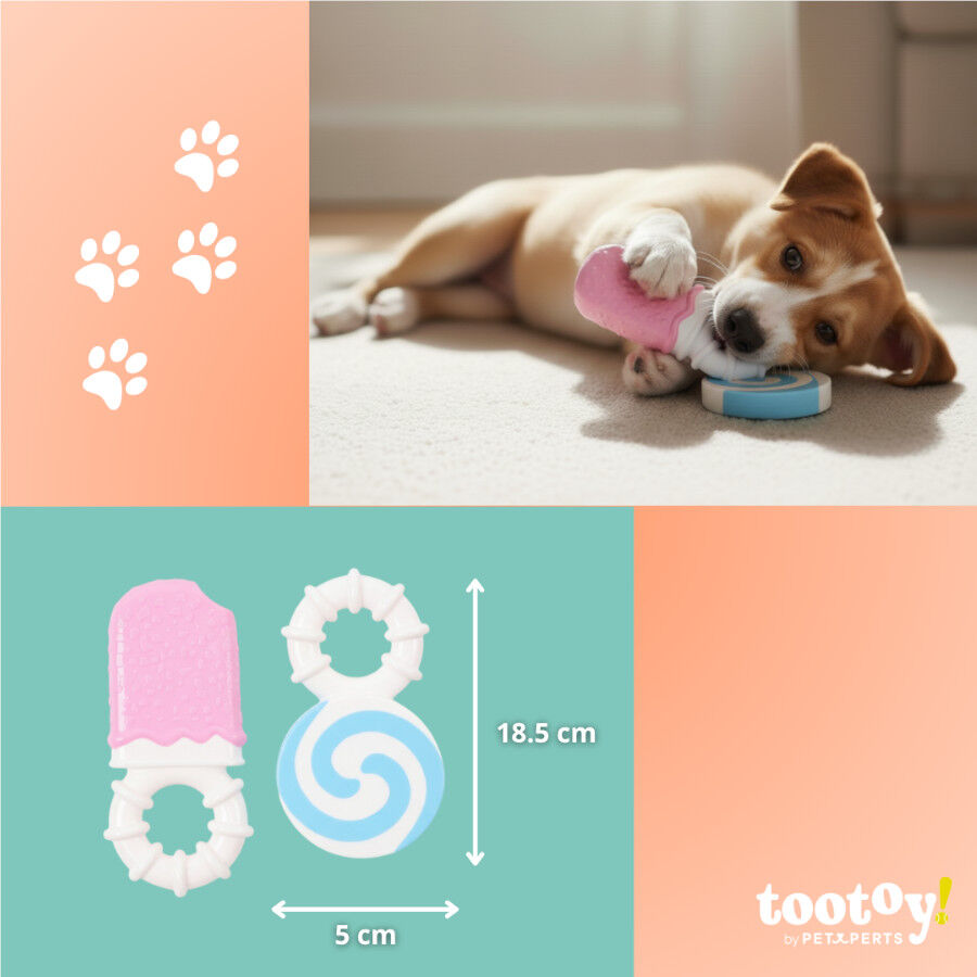 Tootoy! Pack de Mordedores Frios para cachorros, , large Imagen numero 6