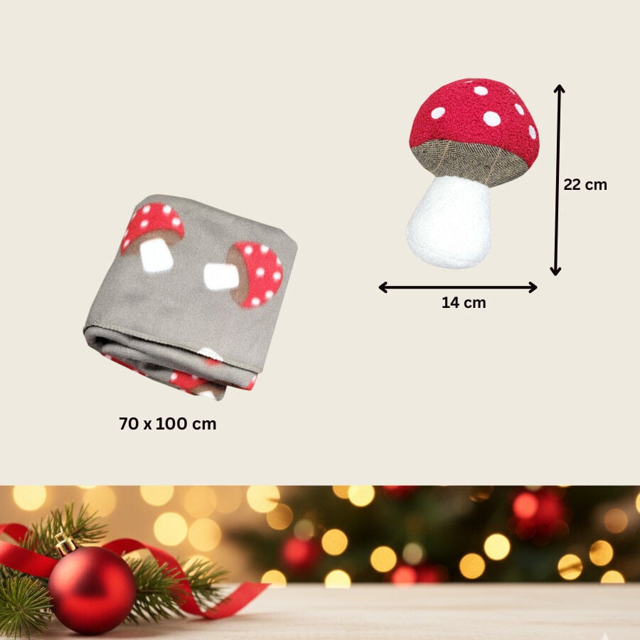 Wonder Christmas Pack Regalo Peluche y Manta Navide&ntilde;a para perros, , large indicador imagen numero 4