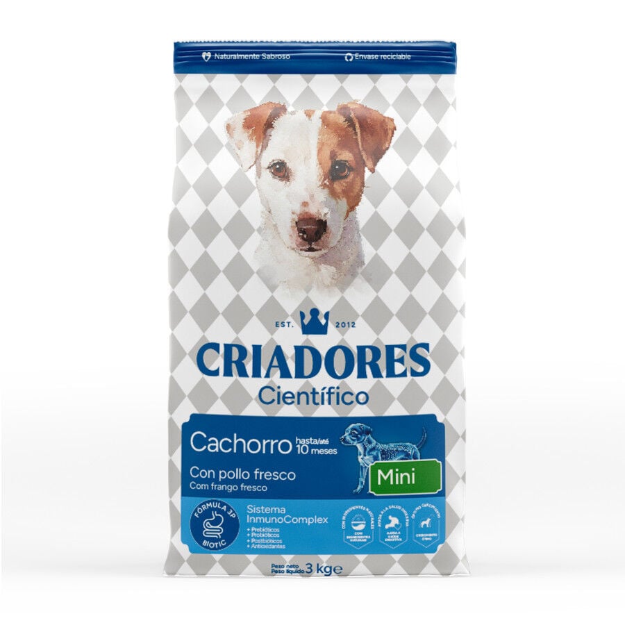 3 kg Criadores Cient&iacute;fico Mini Pienso Pollo para cachorros, , large Imagen numero 1