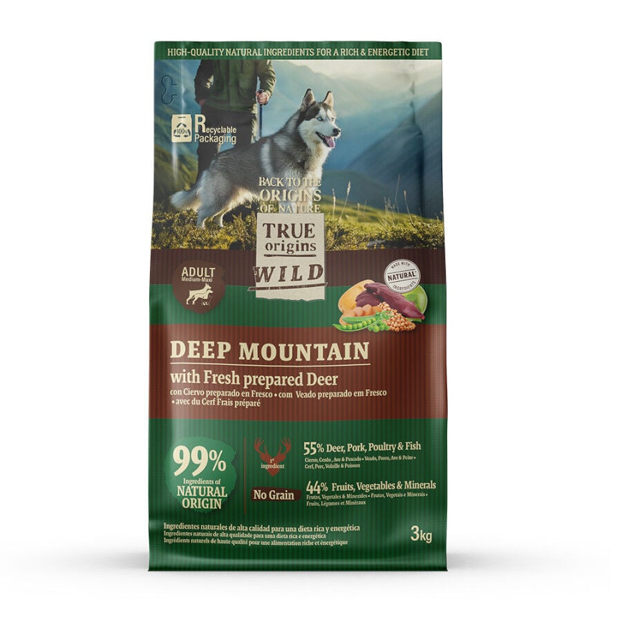 True Origins Wild Deep Mountain Ciervo Pienso para perros, , large Imagen numero 1