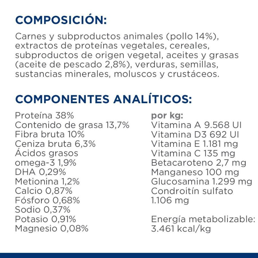 8 kg Hill's Prescription Diet Metabolic + Mobility Pollo Pienso para gatos, , large Imagen numero 6