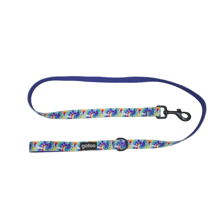 Gotoo Correa estampado azul para perro, , large indicador imagen numero 1