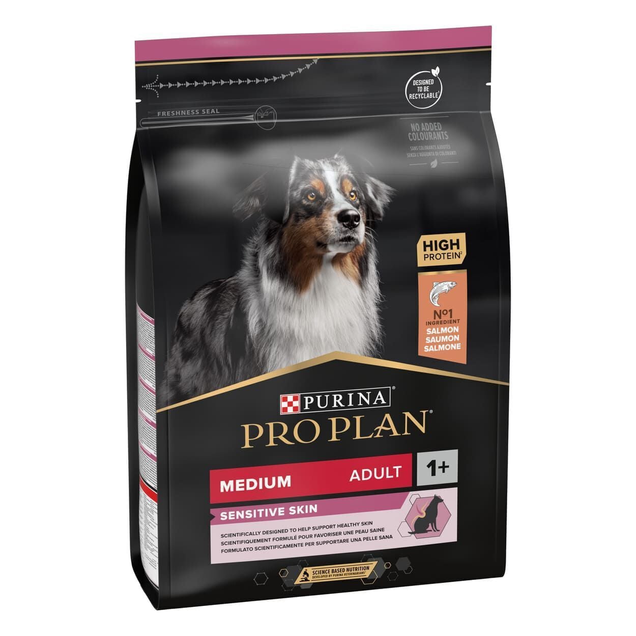 14 kg Pro Plan Adult Medium Sensitive Skin Salm&oacute;n pienso para perros, , large Imagen numero 1