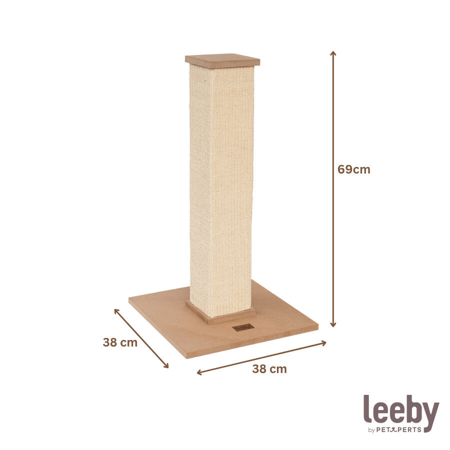 Leeby Vida rascador de sisal cuadrado para gatos, , large indicador imagen numero 4