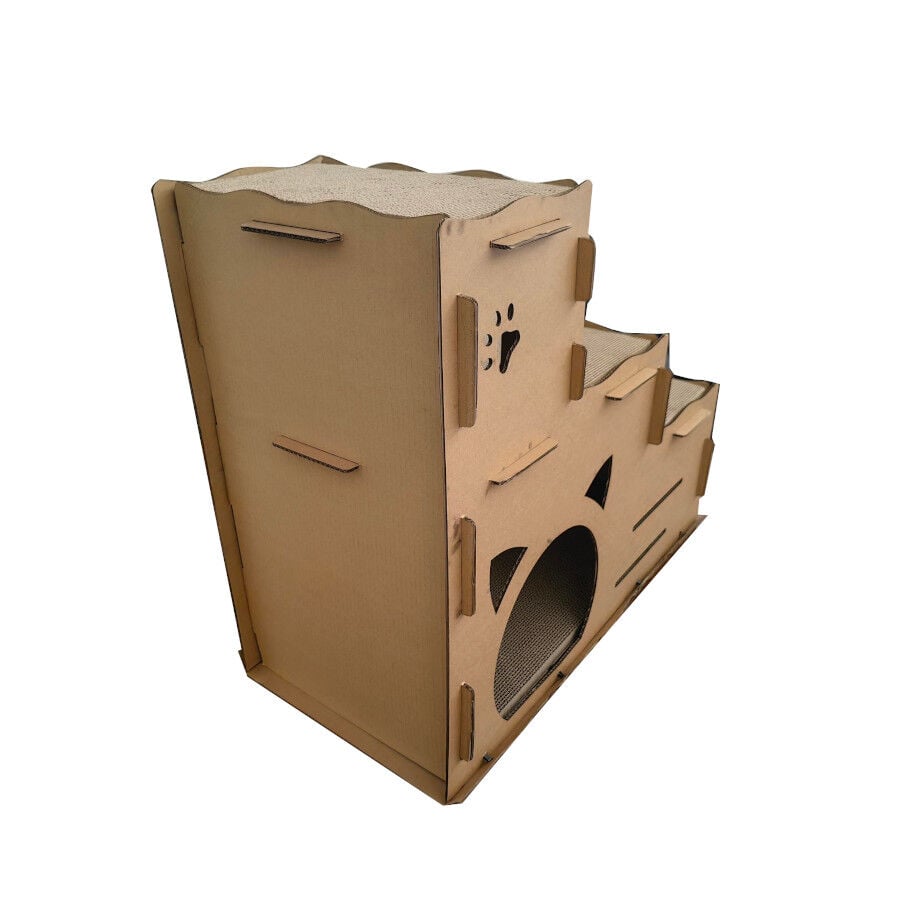 Catshion Escalera Grande Rascador de Cart&oacute;n para gatos, , large indicador imagen numero 3