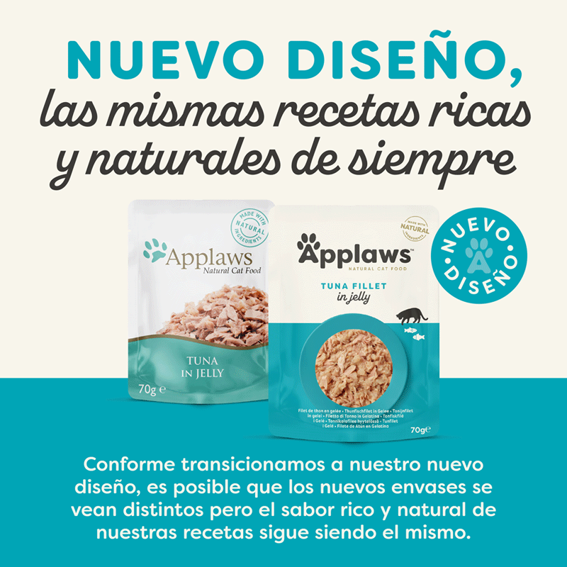 70 g Applaws At&uacute;n en gelatina sobre para gatos, , large indicador imagen numero 2
