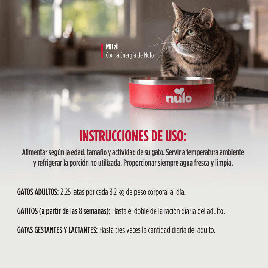 170 g Nulo Flaked Pollo con Tuna y Salm&oacute;n Lata para gatos, , large indicador imagen numero 3