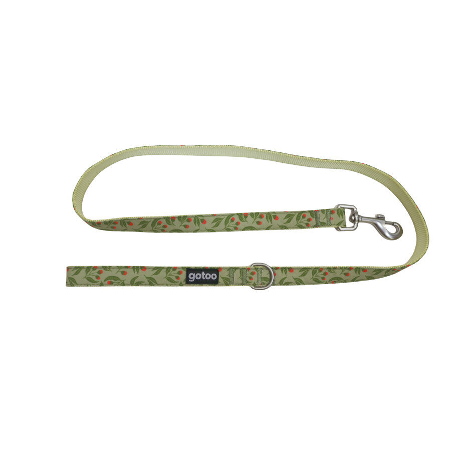 Gotoo Correa estampada floral para perros, , large Imagen numero 1