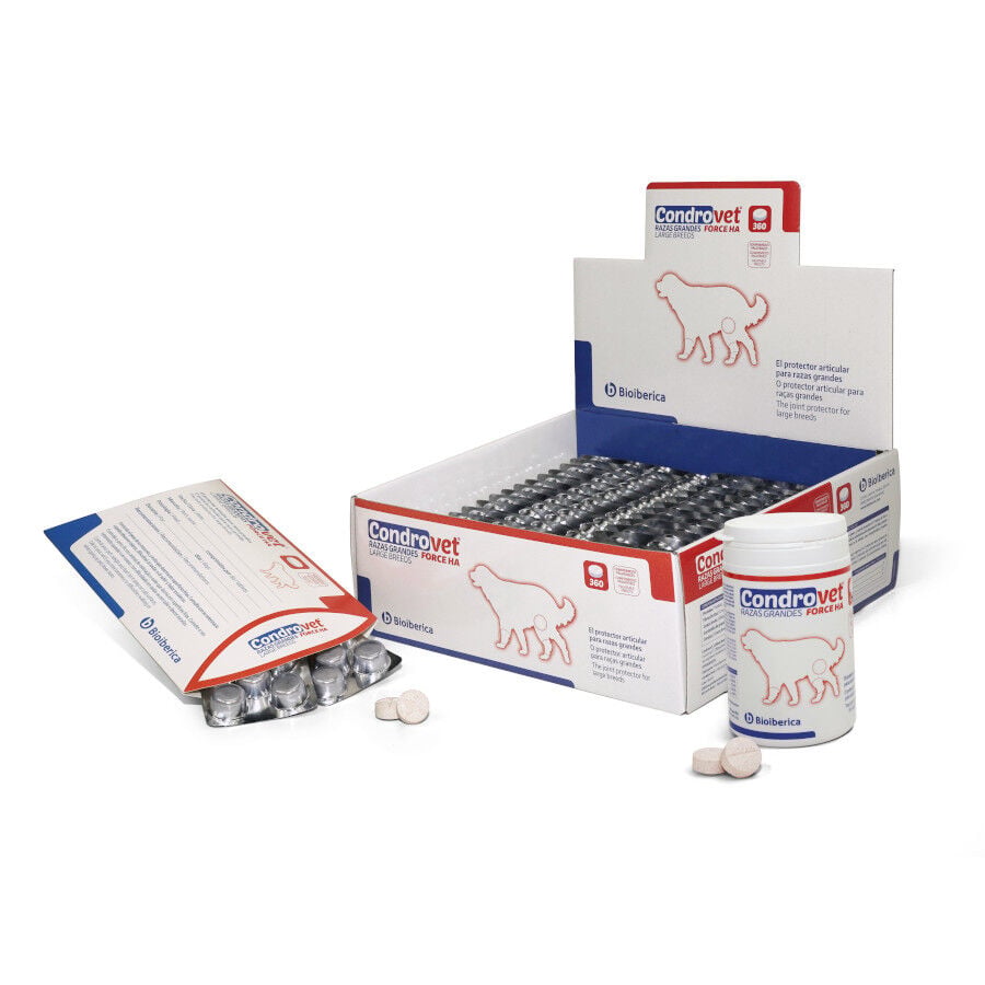 360 comprimidos Bioiberica Condrovet Force Ha Condroprotector para perros de razas grandes, , large indicador imagen numero 2