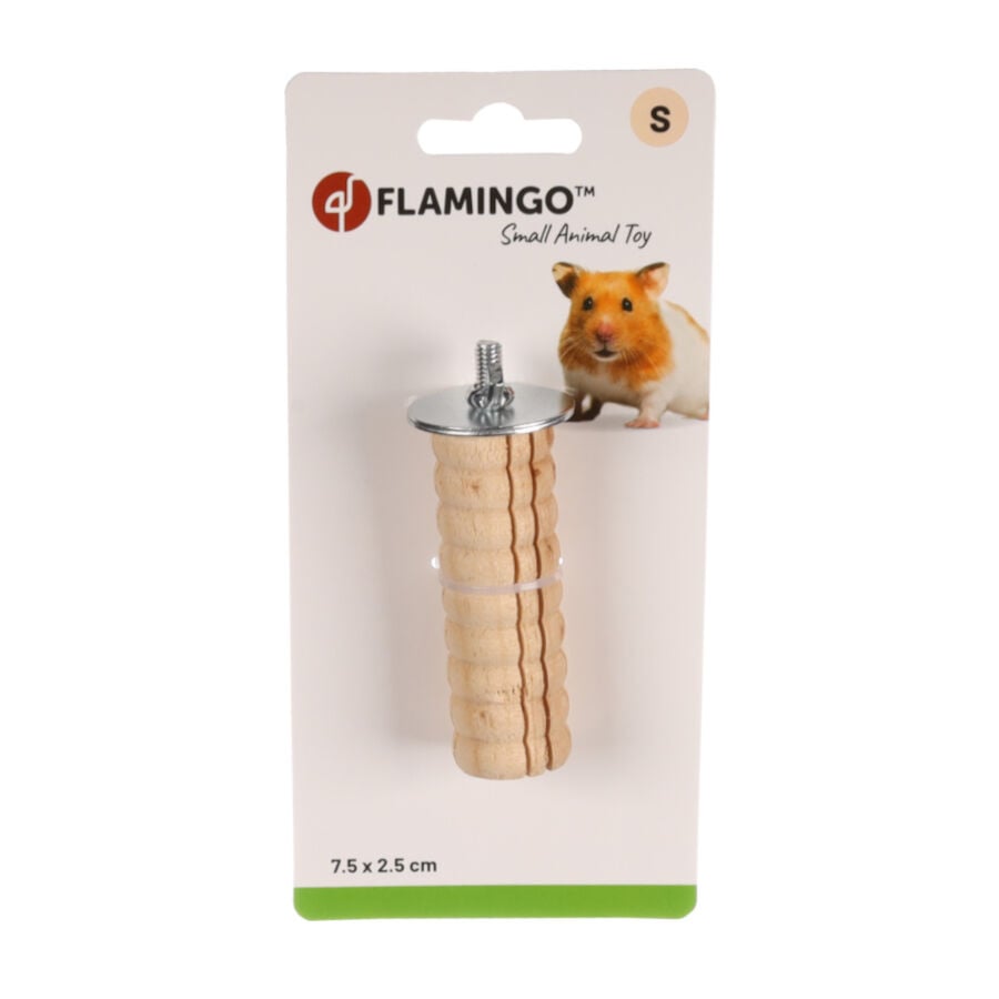 10 cm Flamingo Majs Madera para roer  para roedores, , large Imagen numero 2
