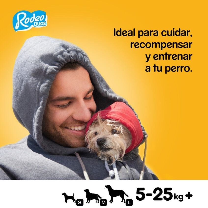 123 g Pedigree Rodeo Duos Snack Pollo y Bacon para Perros, , large Imagen numero 6