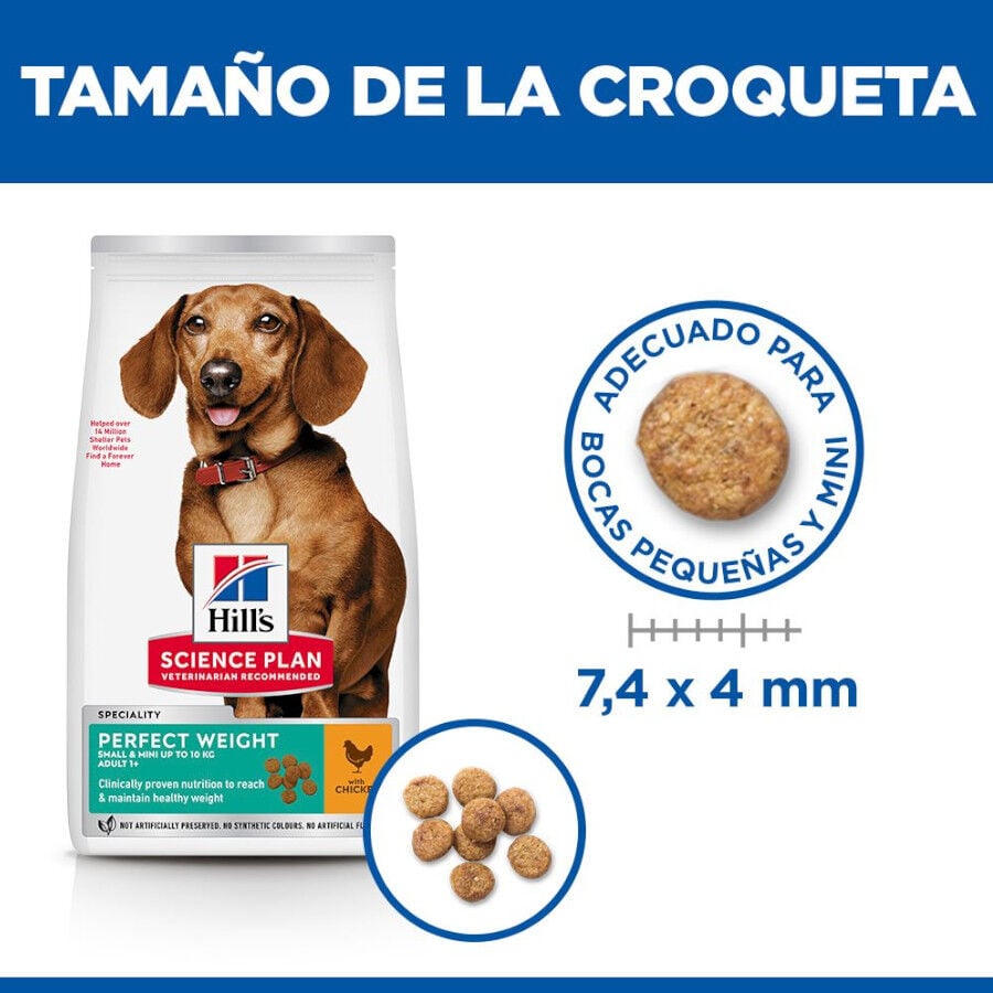 6 kg Hill's Science Plan Perfect Weight Adult Small y Mini pienso para perros, , large Imagen numero 4