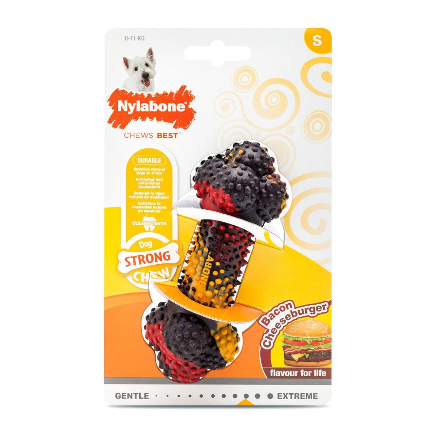 Nylabone Cheeseburger Hueso Mordedor para perros, , large Imagen numero 3