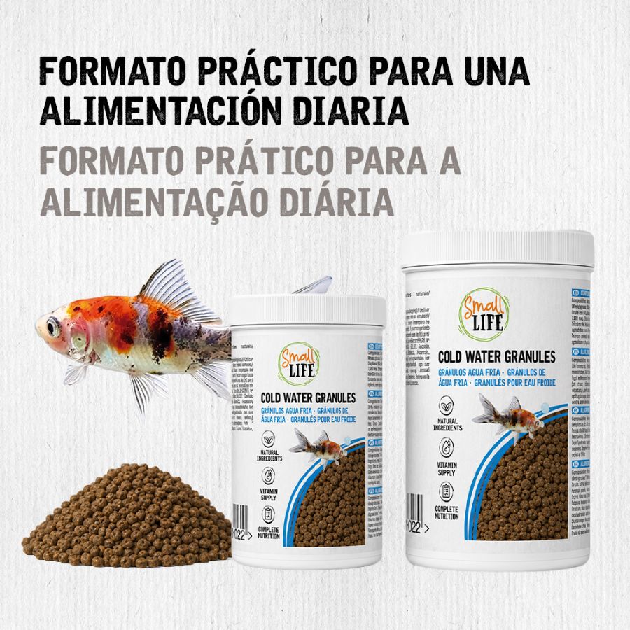 250 ml Small Life Gr&aacute;nulos Agua Fria Alimento para peces, , large indicador imagen numero 2