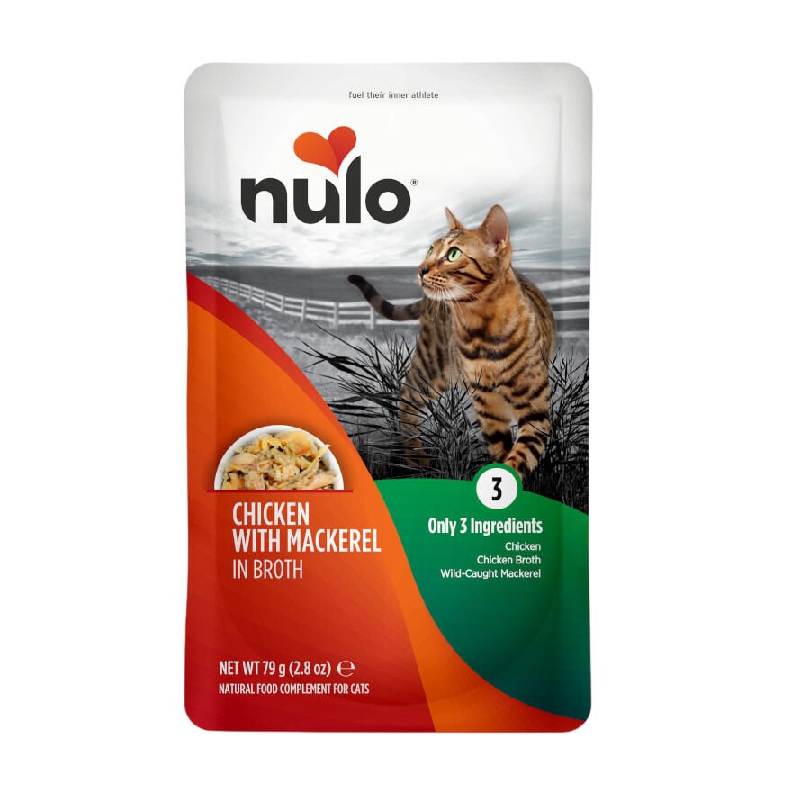 79 g Nulo Pollo con Caballa Sobres para gatos, , large indicador imagen numero 1
