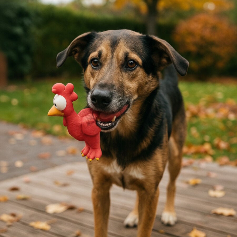 Tootoy! Mordedor con Sonido Gallina para perros, , large indicador imagen numero 1
