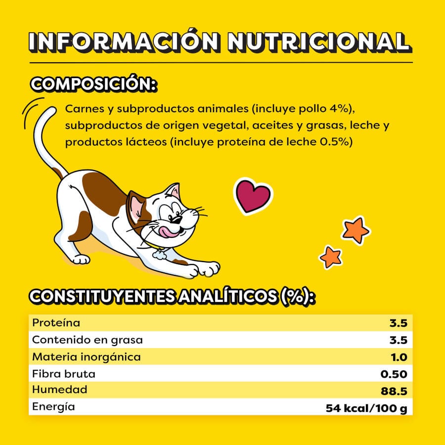 4 sobres x 10 g Catisfactions Creamy Salm&oacute;n Snack cremoso para gatos, , large indicador imagen numero 2