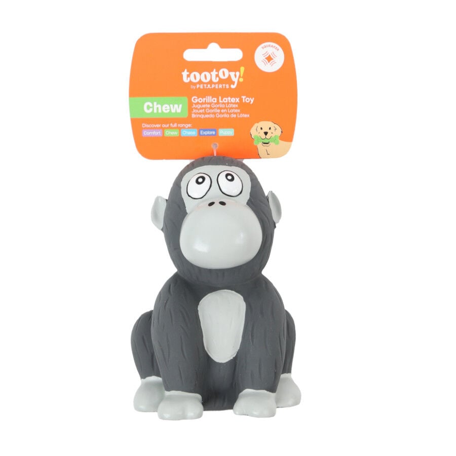 Tootoy! Gorila Mordedor con Sonido para perros, , large Imagen numero 7