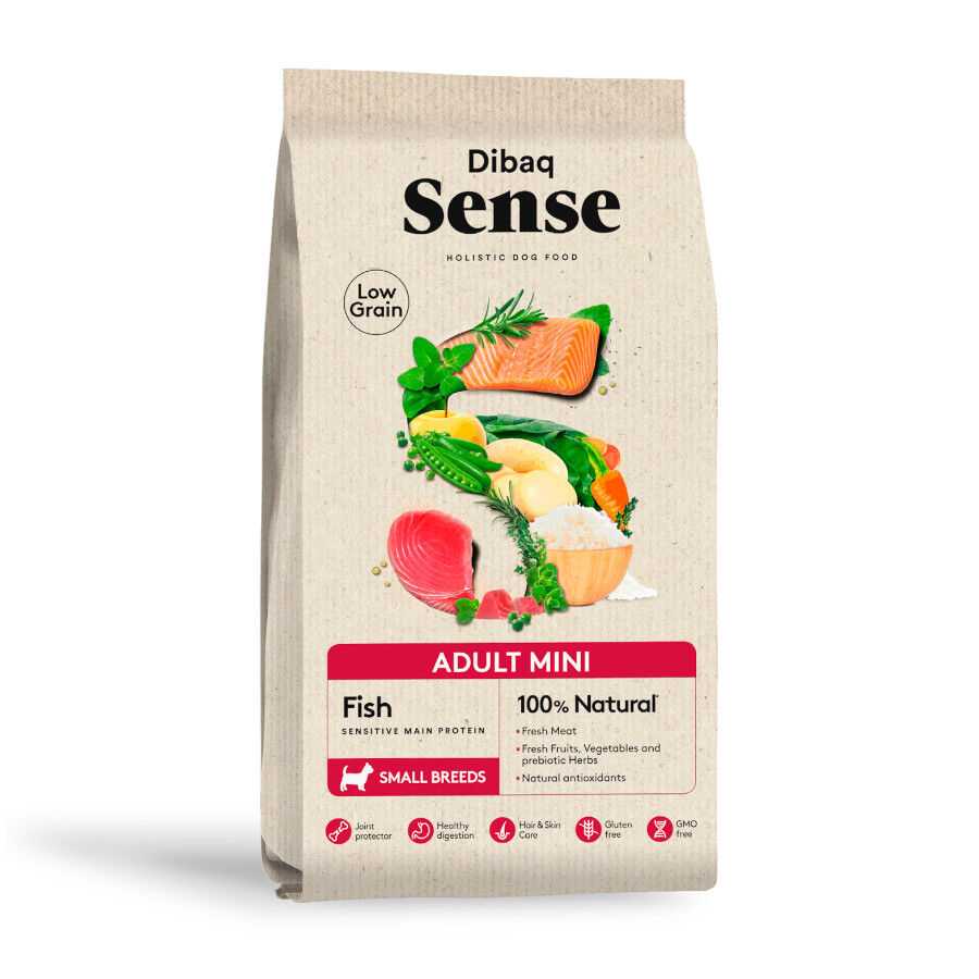 2 kg Dibaq Sense Low Grain Ault Mini Pescado Pienso para perros, , large indicador imagen numero 1