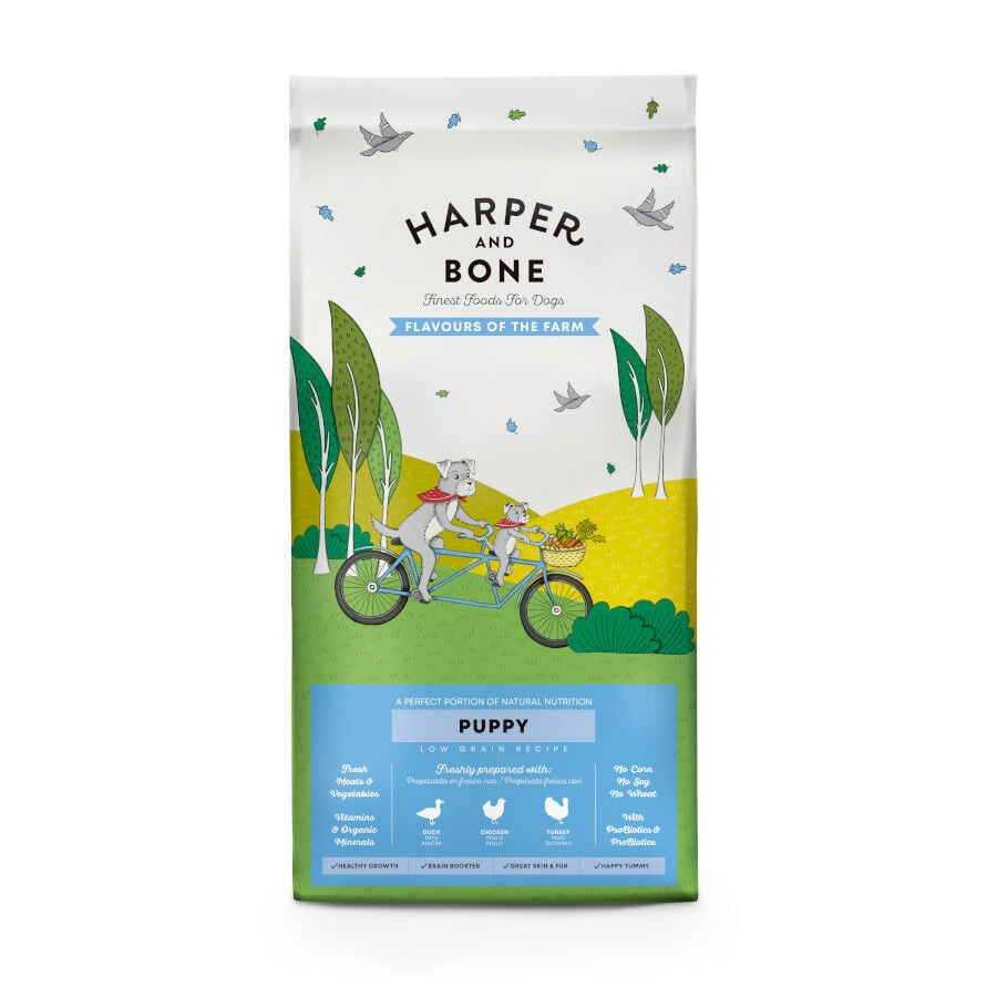 12 kg Harper & Bone Flavours Farm Pienso Sabores de Granja Puppy para perros, , large Imagen numero 1