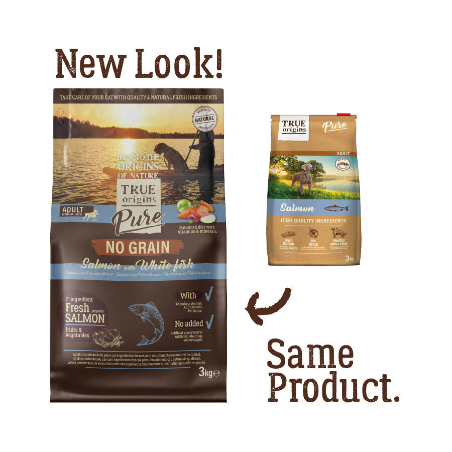 True Origins Pure No Grain Salm&oacute;n Pienso para perros