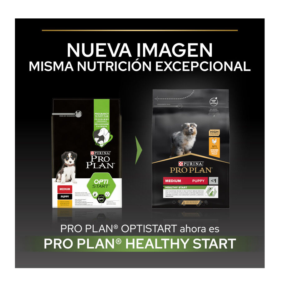 14 kg (12 + 2 kg &iexcl;gratis!) Pro Plan Puppy Medium Pollo pienso para perros, , large indicador imagen numero 2
