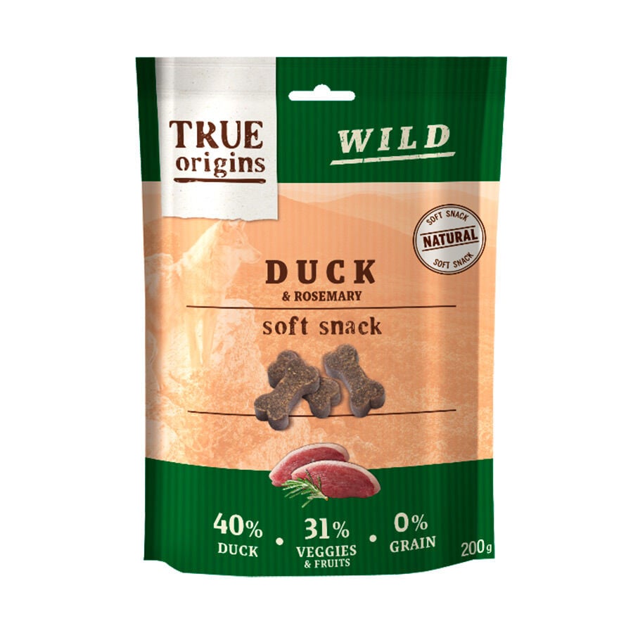 200 g True Origins Wild Huesitos Pato y Romero para perros, , large Imagen numero 1