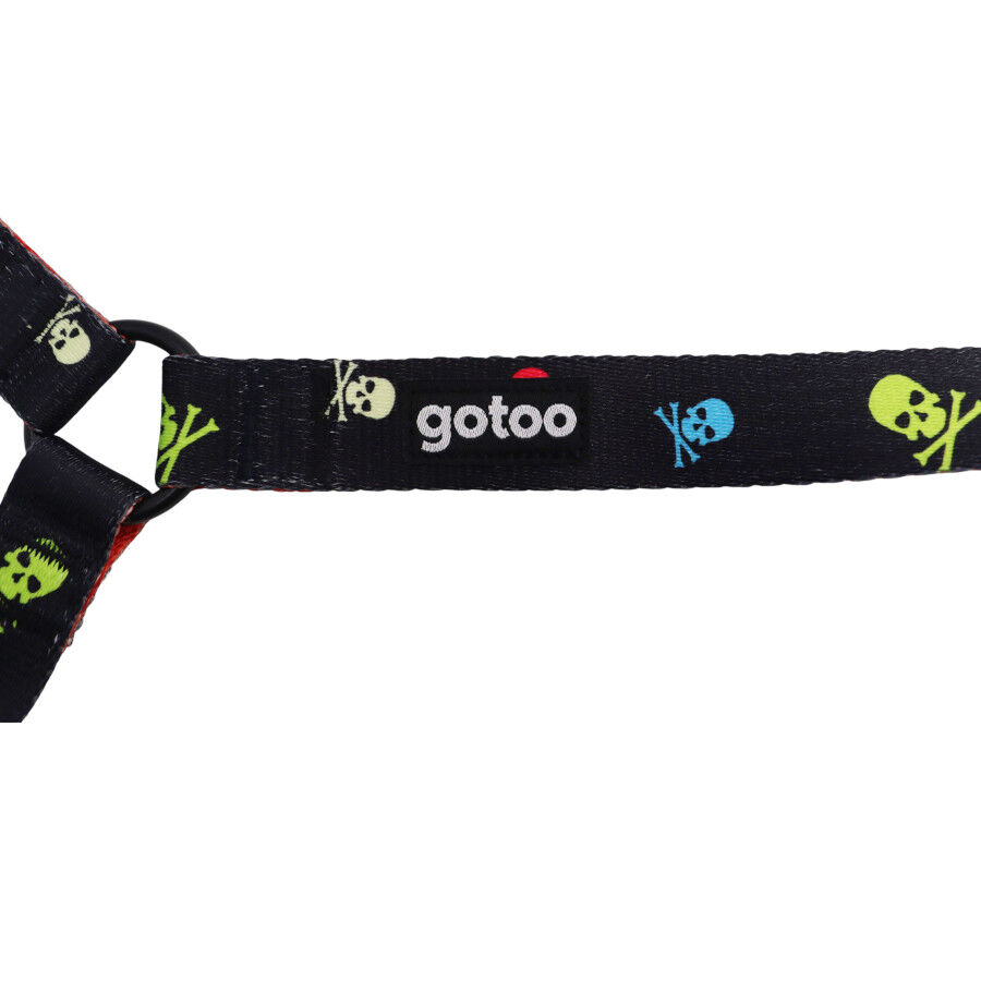 Gotoo  Arn&eacute;s estampado calavera negro para perros, , large Imagen numero 4