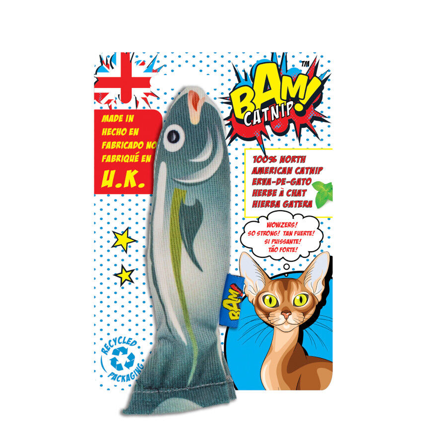 BAM! Peluche Pez con Catnip para gatos, , large indicador imagen numero 4