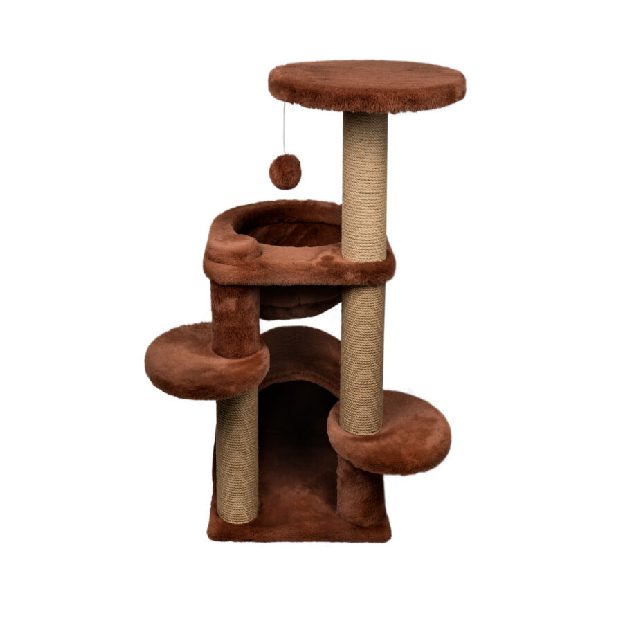 Catshion Amber &Aacute;rbol Rascador con Cueva Canela para gatos, , large Imagen numero 3
