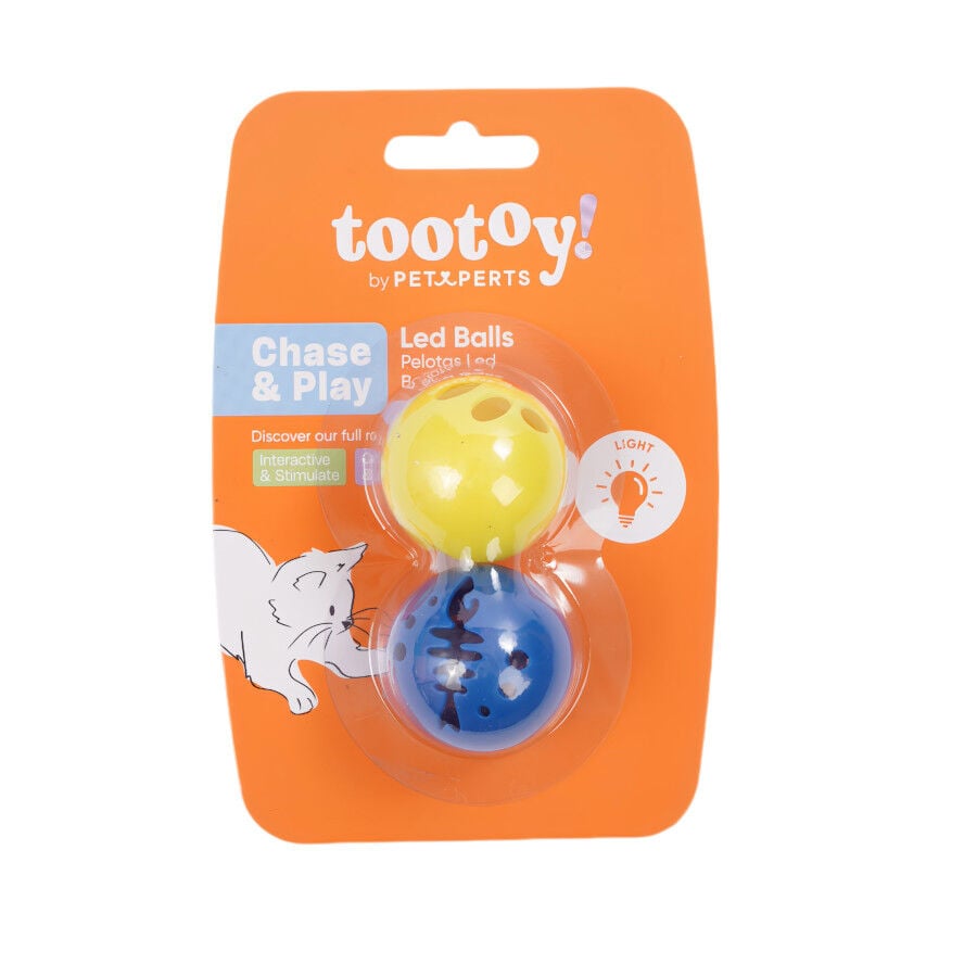 Tootoy! Pelotas Interactivas con Luces LED para gatos, , large indicador imagen numero 9
