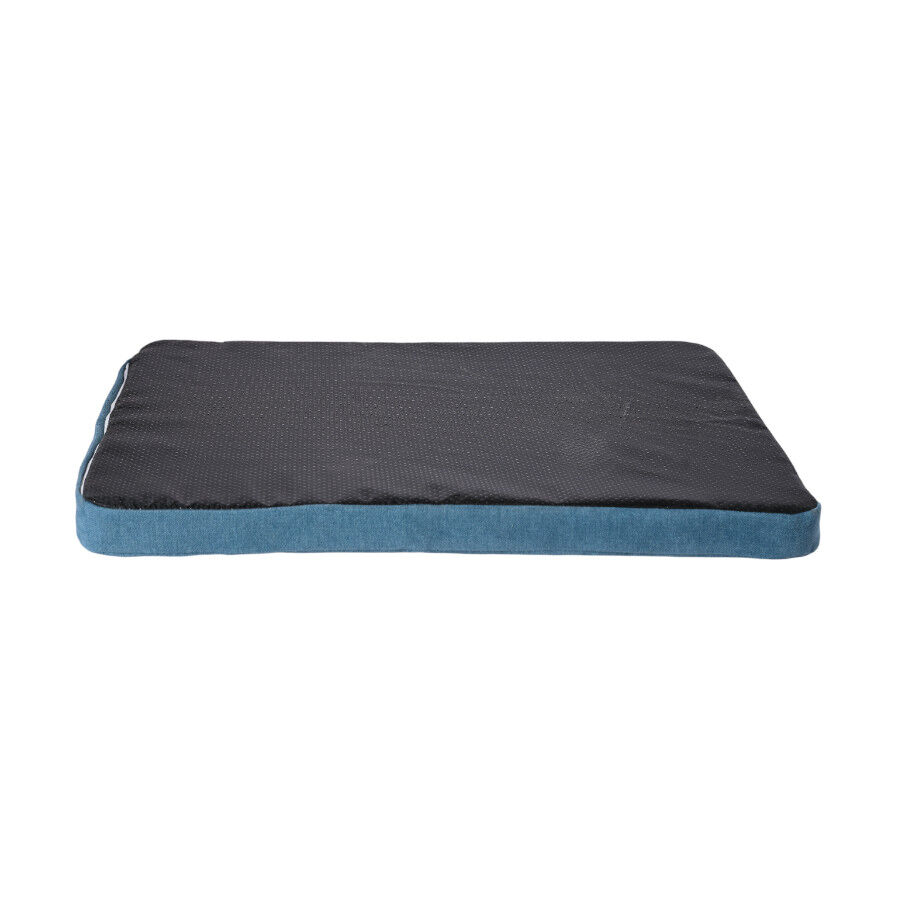 Leeby sof&aacute; de madera con colch&oacute;n azul para perros, , large indicador imagen numero 7