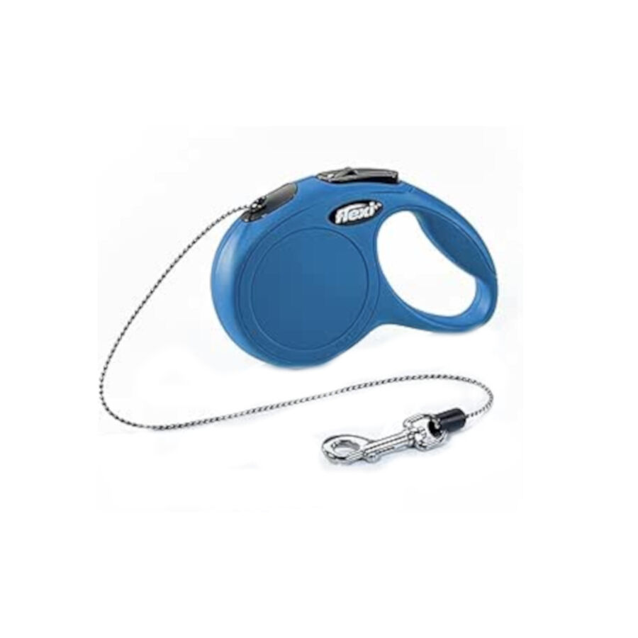 Flexi New Classic Correa Extensible azul para gatos