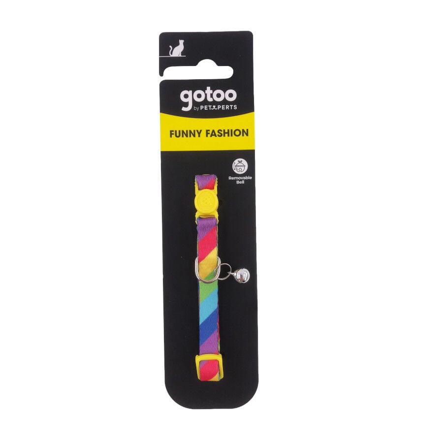 Gotoo Collar multicolor para gatos, , large Imagen numero 4