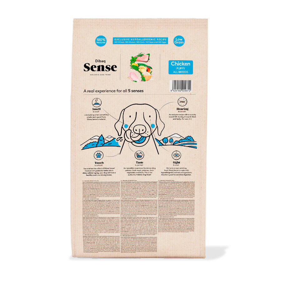 12 kg Dibaq Sense Low Grain Puppy Pollo Pienso para perros, , large indicador imagen numero 7