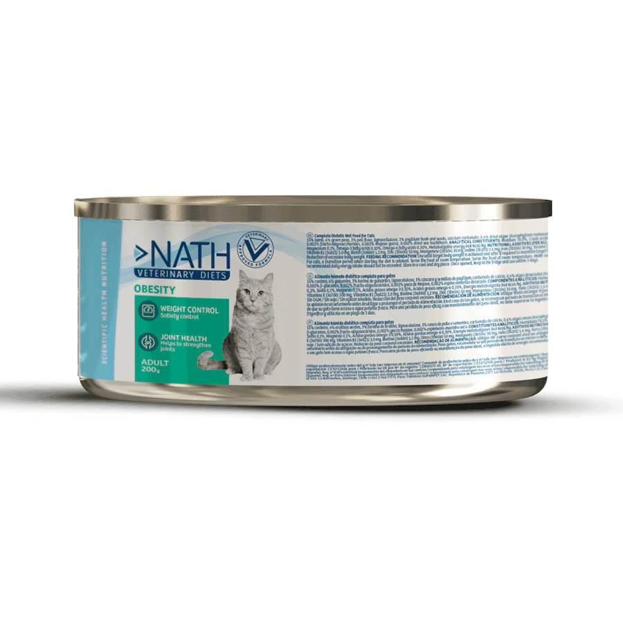 200 g Nath Veterinary Diets Obesity Cordero lata para gatos, , large Imagen numero 1