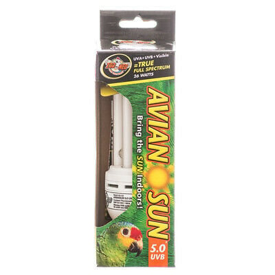 Zoo Med l&aacute;mpara UVB Aviansum para p&aacute;jaros Imagen numero 1
