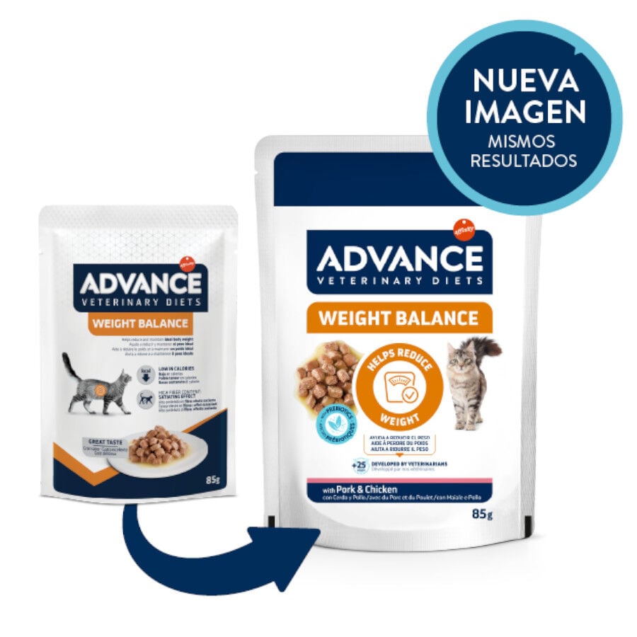 85 g Advance Veterinary Diets Weight Balance Sobre para gatos, , large Imagen numero 2