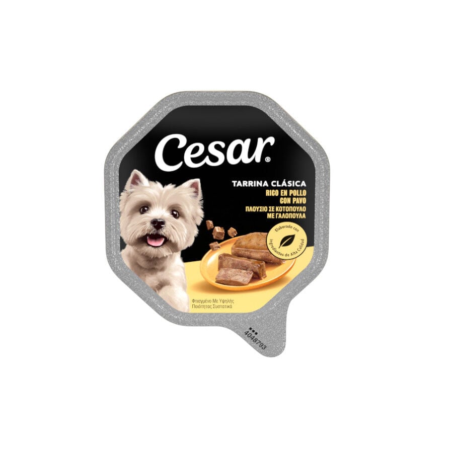 28 tarrinas x 150 g (20 + 8 tarrinas &iexcl;gratis!) Cesar Pollo e H&iacute;gado Tarrina en Pat&eacute; para Perros, , large Imagen numero 2